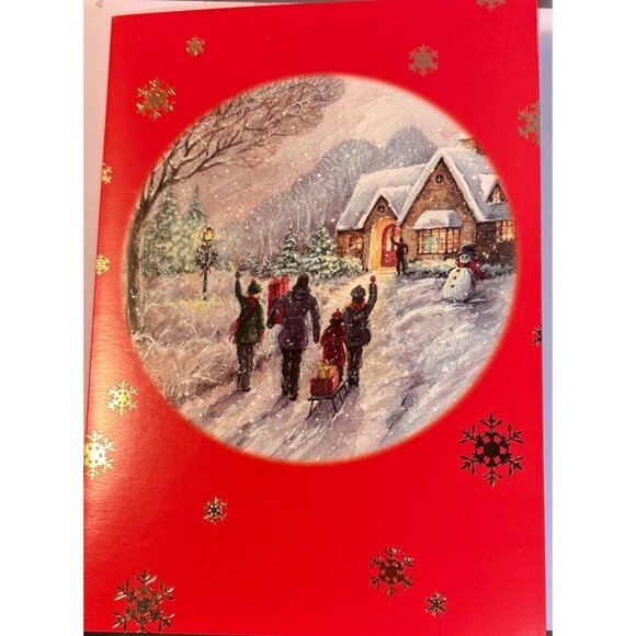 Christmas Cards With Envelopes & Seals By Pinecone Design Set of 16 w/ Box - Picture 4 of 6
